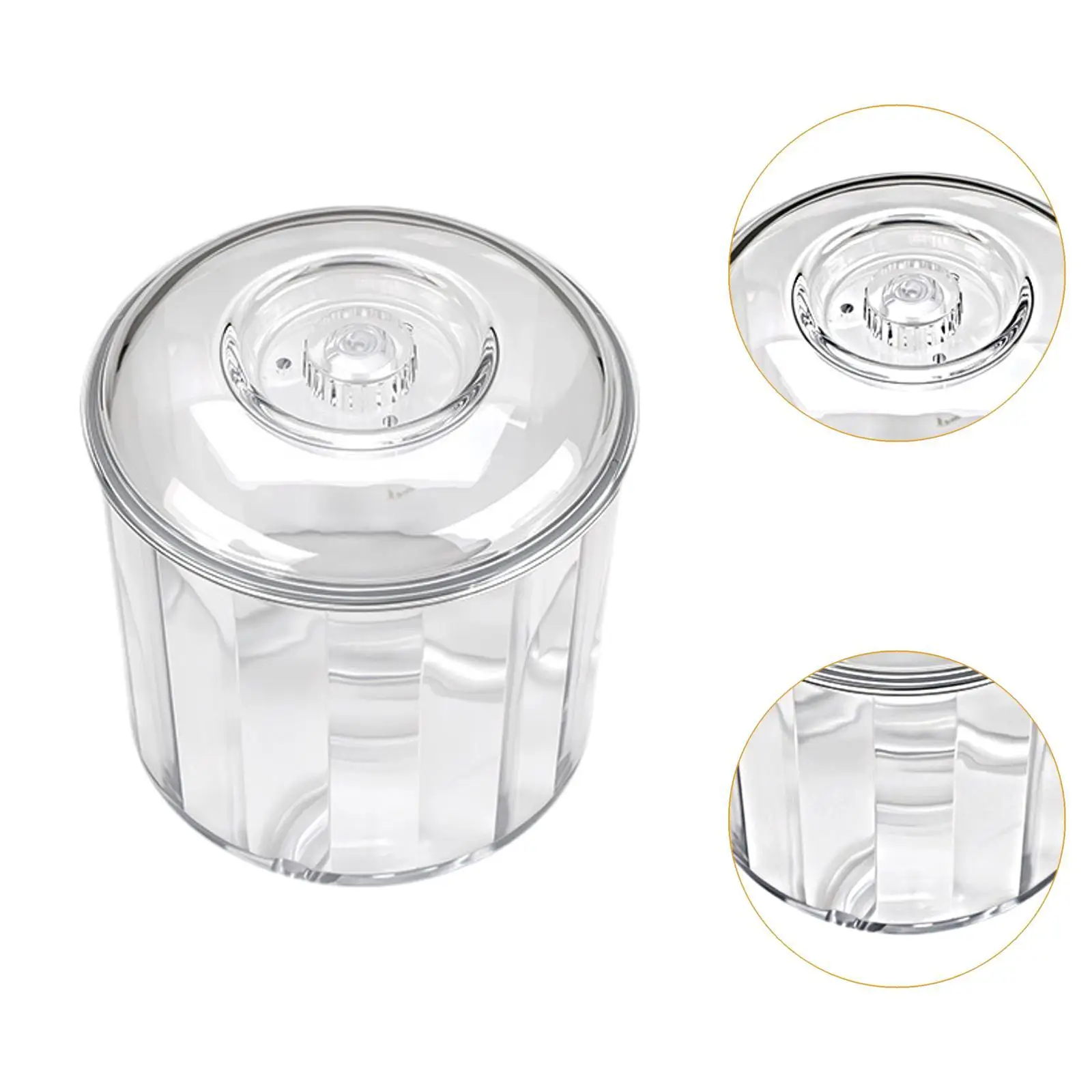 Lightweight Acrylic Tumbler Polishing Machine Barrel Jewelry Polisher Drum Accessory for Rotary Tumbler Rolling Tools