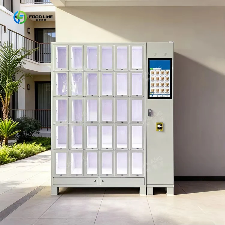 FL Customized Smart Cloud-basic Management 30 Cells Locker Vending Machine Multiple Payment Ways