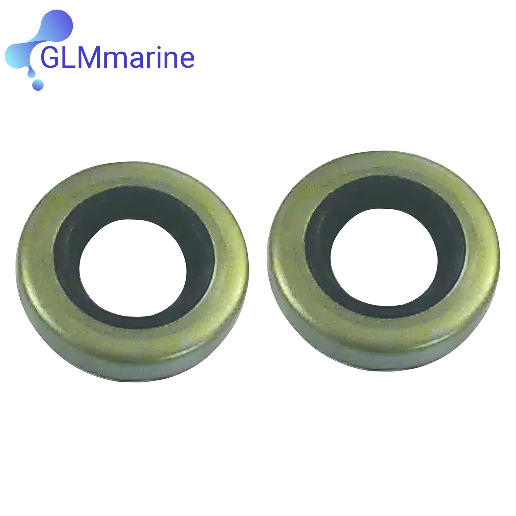 2Pcs Water Pump Oil Seal 0318972 for Johnson Evinrude Outboard 8HP 9.9HP 10HP 15HP 90HP 1974-2006 Engine 777866 86120 18-2025