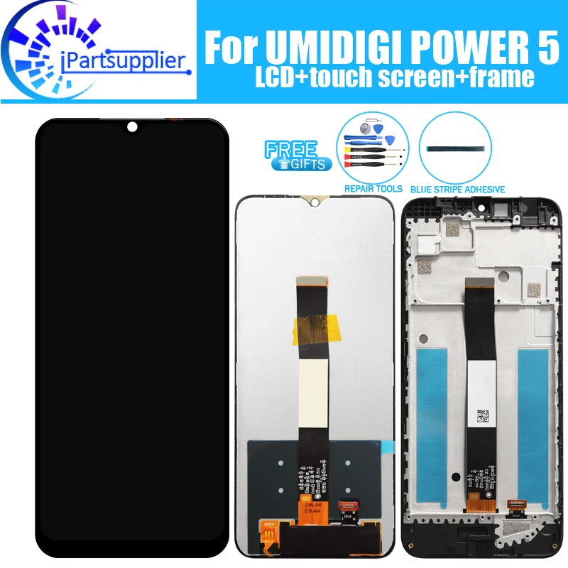 6.53 inch UMIDIGI POWER 5 LCD Display+Touch Screen 100% Original Tested LCD Digitizer Glass Panel Replacement For POWER 5.