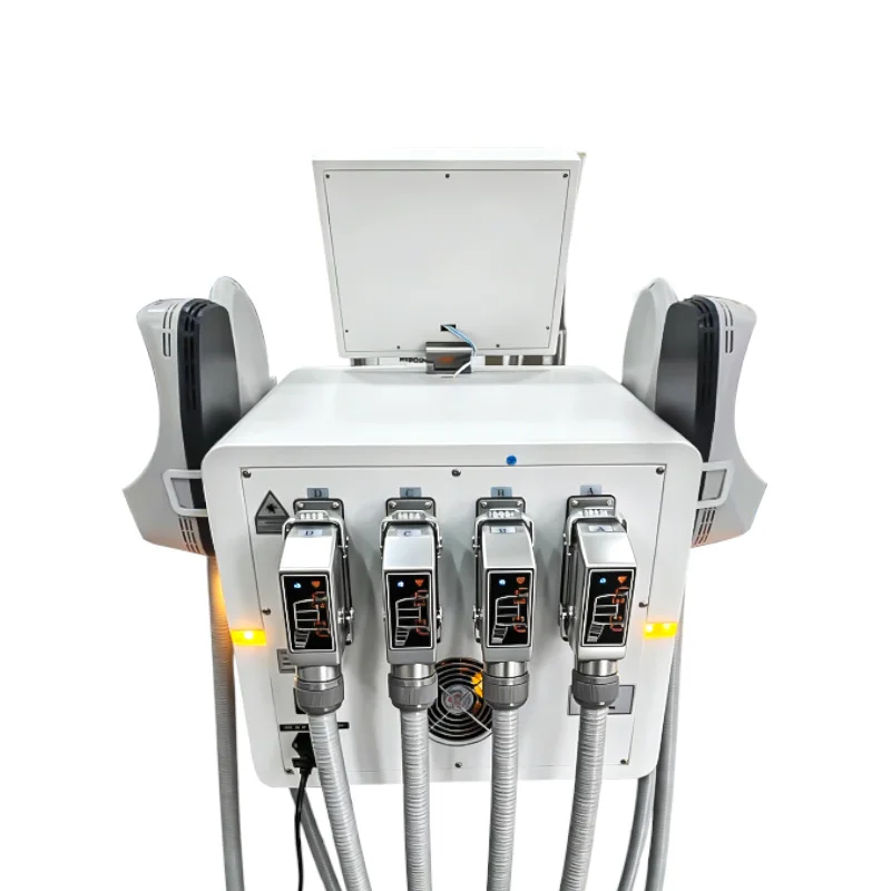 Emsnova New 6500W HIEMT EMS Sculpt Machine 4 Handles Fat Burn Muscle Stimulation Full Body Shaping Salon Beauty Device For Salon