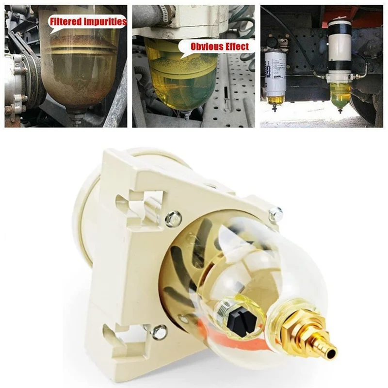 Filter Racor bahan bakar mesin laut 500FG 500FH, Filter elemen mobil perahu truk, Filter pemisah air minyak dengan batang pemanas 12V