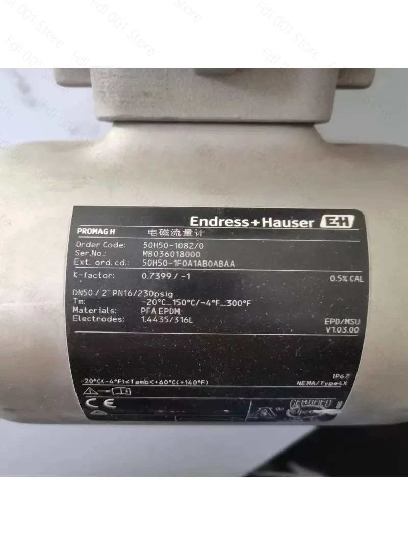 Integrated thread electromagnetic flowmeter 50H15 instrumentation DN15promag50H sensor