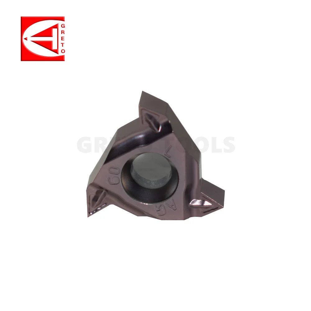GRETO 16IRAG60 Carbide Tablet Cnc Inserts Thread Cutter Cutting Turning Tool 16 IRAG60 16IRAG55