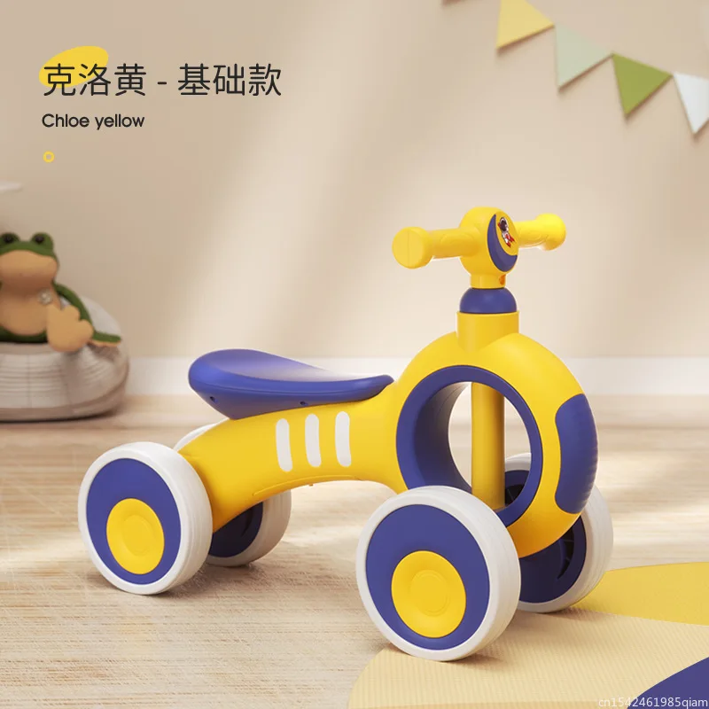 Cycling City Children\'s Balance Car 1-3 Years Old Children\'s Sliding Walker Baby Toy Car With Light And Music Children\'s Scooter