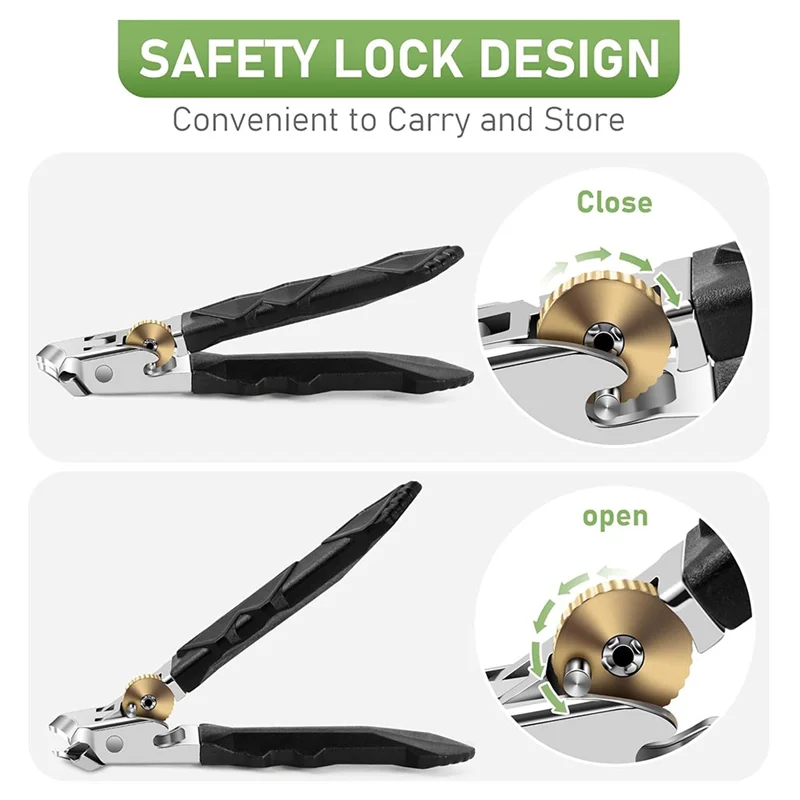 Toenail Clippers For Thick Toenails Ingrown Toenail Clippers Wide Jaw Opening Nail Clippers