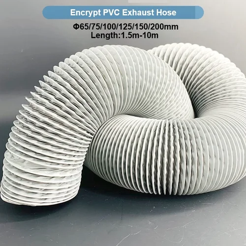 Manguera de escape de PVC engrosada de 3 “4” 6“ 8” Tubo flexible escalable para cocina/baño/equipo 1,5/2/3/4/5/6m