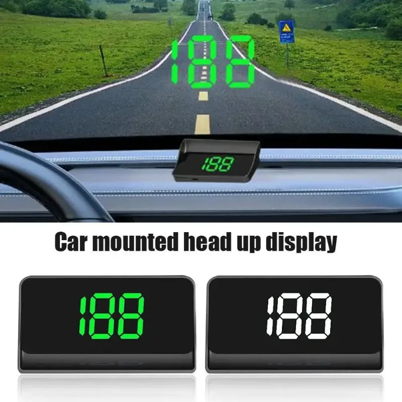 M2 GPS HUD Head Up Display Digital Speedometer Big Font KM/H Windshield Projector Plug And Play Universal Car Auto Accessories