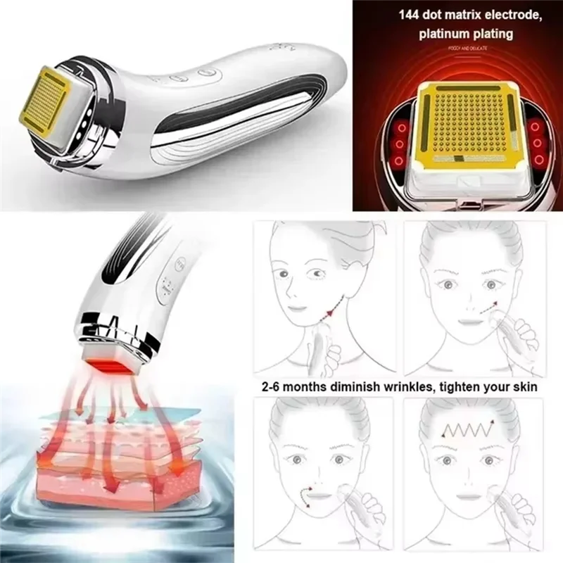 RF High Frequency Face Lifting Machine Radio Frequency Facial Care Massager Wrinkle Reduction