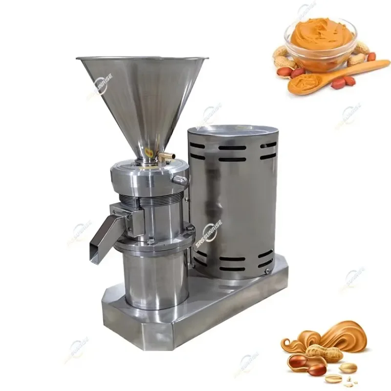 SRS-50 Professional Colloid Mill Liquid Paste Making Grinder Ground Nut Peanut Butter Nuts Grinding Machine