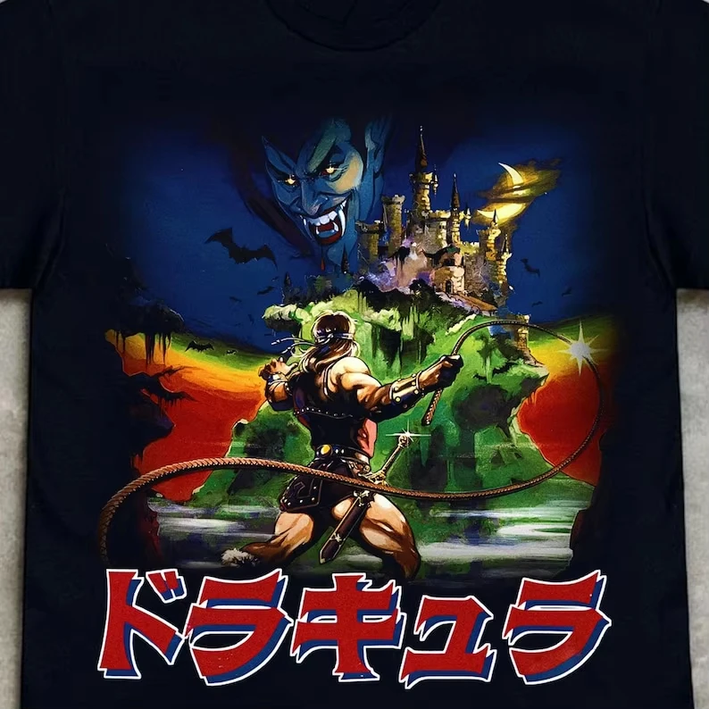 T-shirt rétro Castlevania NES - Retro Gaming Aesthetic avis et prix