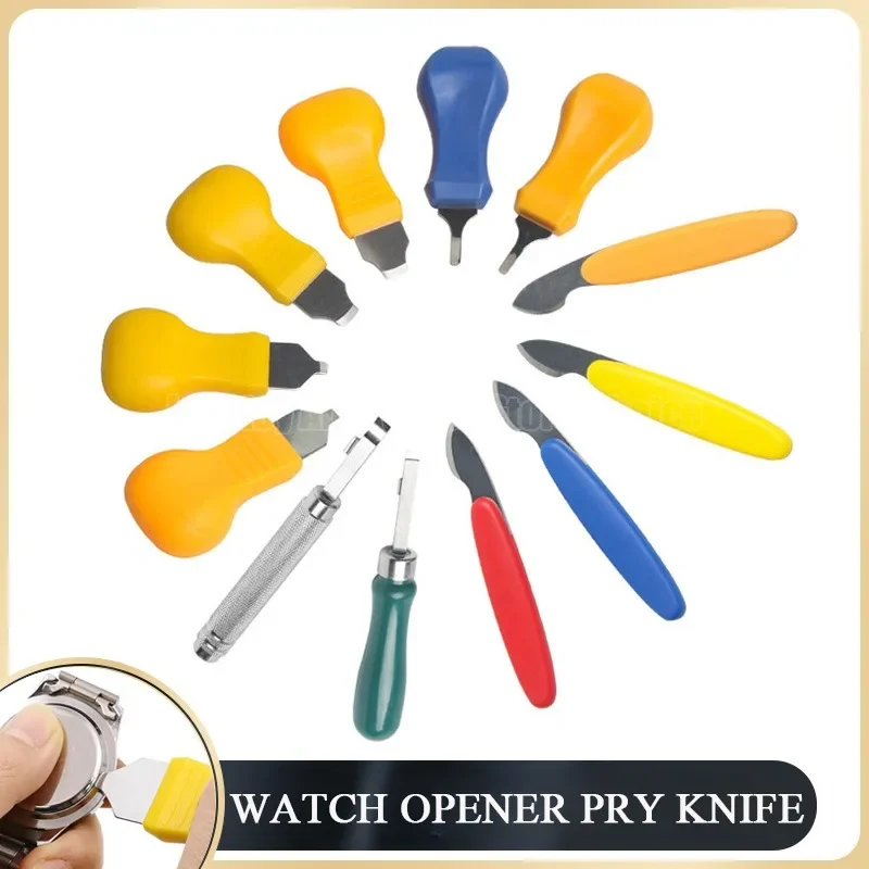 Watch Repair Tools Kit Watch Pry Knife Case Opener Stainless Steel Back Cover Remover Wrench Replacement Opening ToolAccessories