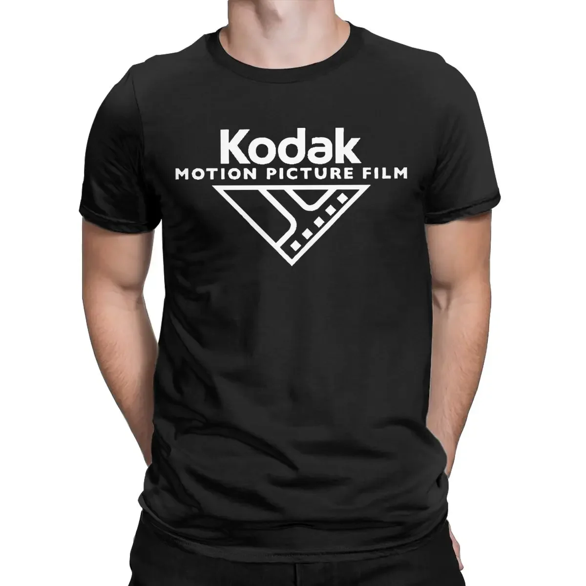 Funny Kodaks Motion Picture Film T-Shirt for Men Round Collar Cotton T Shirt Short Sleeve Tees Party Clothing