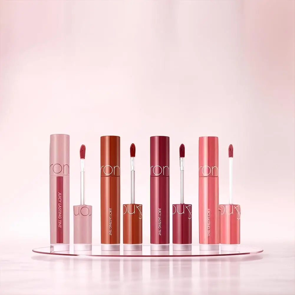 Lucidalabbra Coreano Romand Juice Effetto Sbiancante Leggero Non Appiccicoso Lucido Effetto Specchio Cherry Bomb Litchi Rosso Corallo