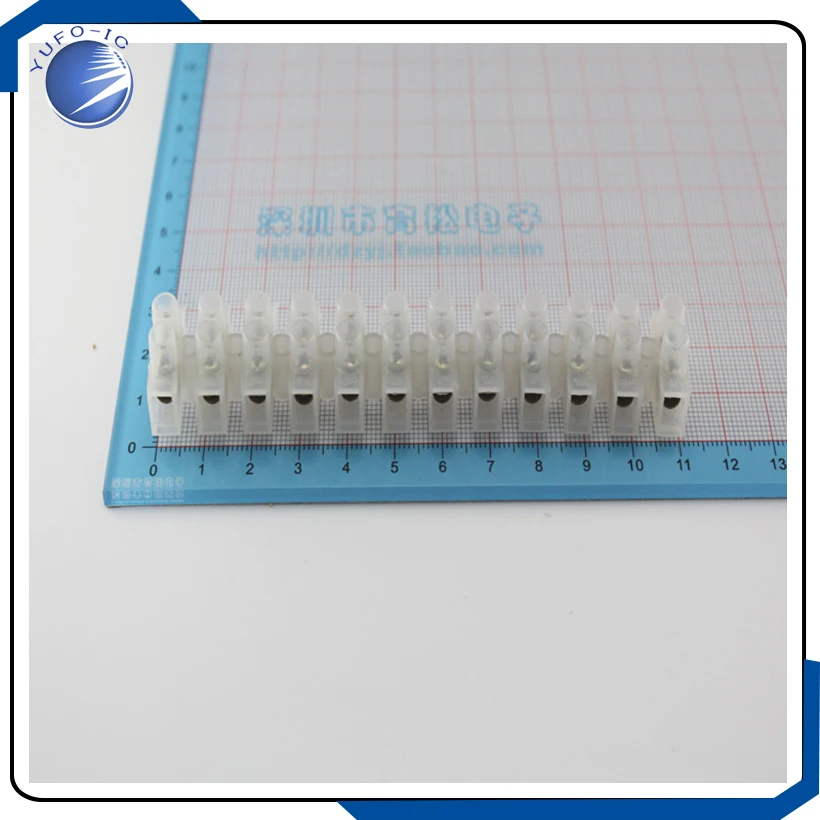 2pcs/LOT  20A fixed type wiring terminal wiring row plastic terminal electric wire connector  s