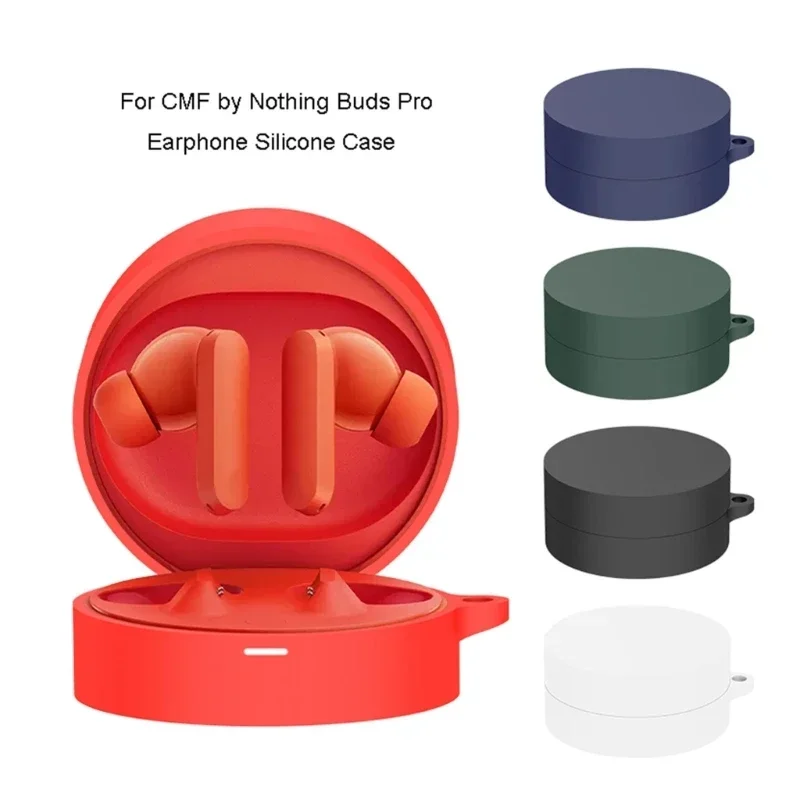 

Silicone Cover For CMF by Nothing Buds Pro Soft Case Shockproof Headphone Sleeve Impact-resistant Housing Anti Dust Washable