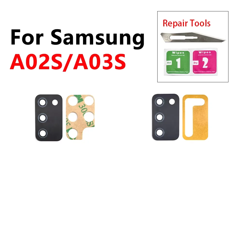 Back Camera Lens For Samsung A03S A02S A01 A02 A03 A10 A20 A30 A40 A50 A70 A70S A80 A03 Core Camera Glass Lens With Adhesive image 6