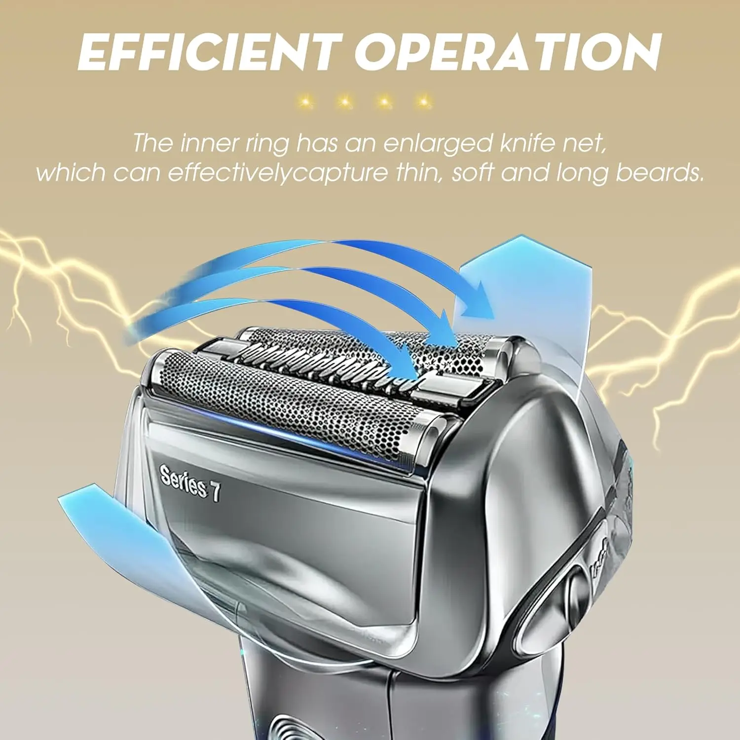 Series 7 70S Replacement Foil Head For  Electric Shaver 790cc 760cc 750cc 720 799 797 730 Razor image 2