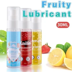 25/30ml Sex Lubricant Water Based fruit flavor Lubricant Oil Lube Gay Lesbian Sex Vaginal Anal Oral Sex Gel For Adult Women Men