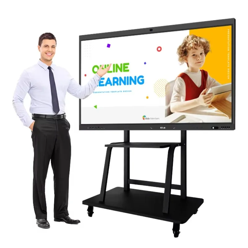 Customize 2026 Smart Interactive Display LCD Digital Whiteboard Interactive Multi-touch Screens for the Meet Screen Room School