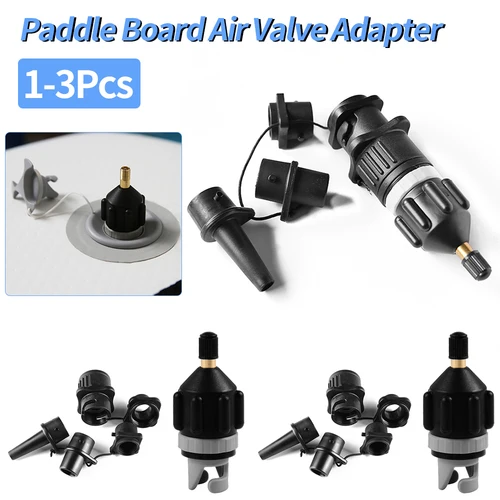 Adaptador de bomba de aire para tabla de surf, convertidor de compresor de neumáticos, boquilla de surf, tabla de Paddle, bote de goma, Kayak