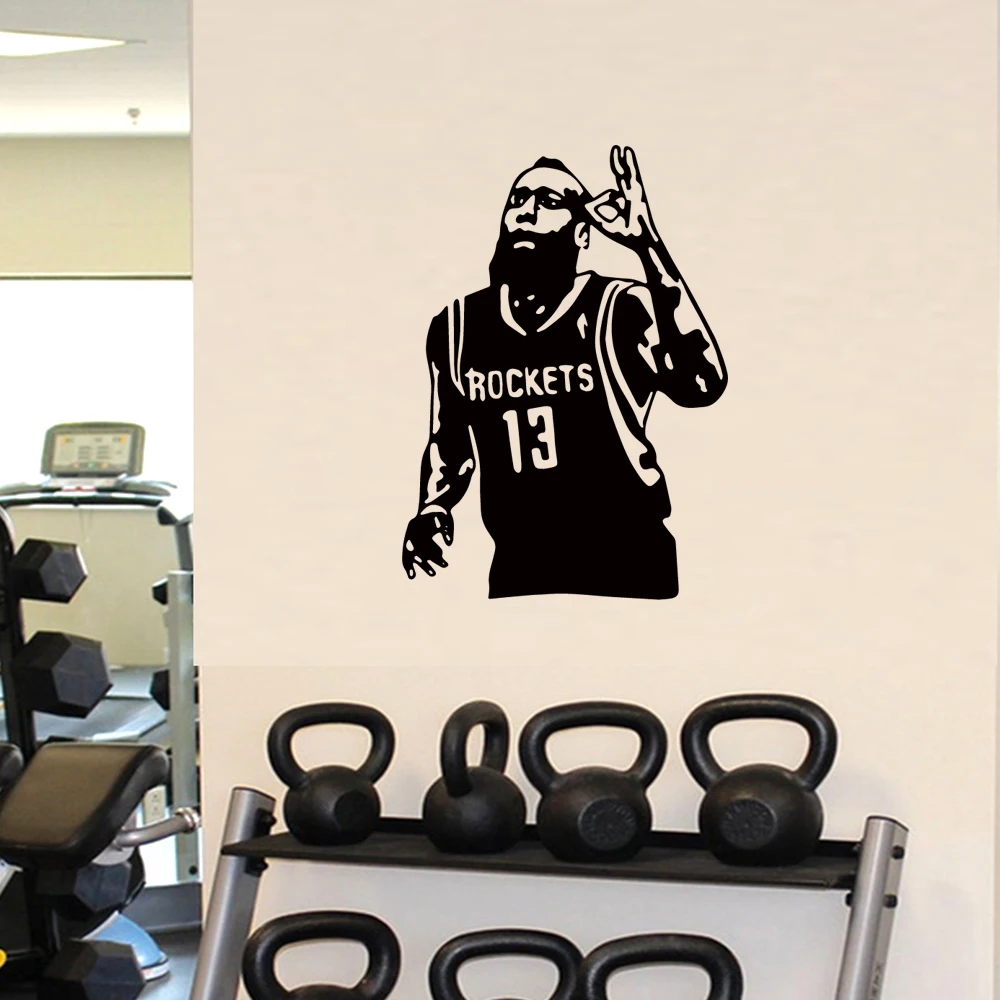 1pc Diy Basketball Player 3sizes  Home Decor Wall Stickers  Wall Decal Home Decor view 5