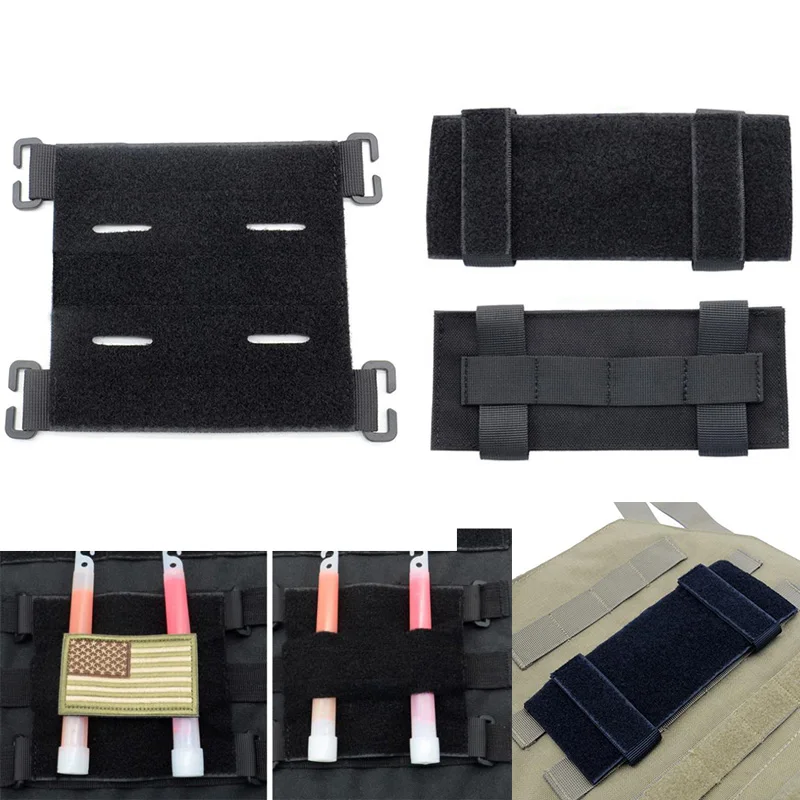 

Tactical Modular ID Patch Loop Panel Personal Badge Pad Molle Hook&Loop Converter Ribbon Adapter for Army Hunt Vest Accessories