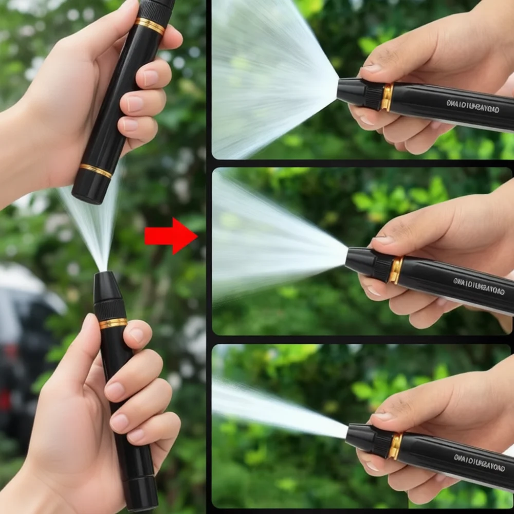 Metal High Pressure Spray Nozzle For Garden Lawn Irrigation Car Wash Water Durable Copper Jet Cleaning Accessory