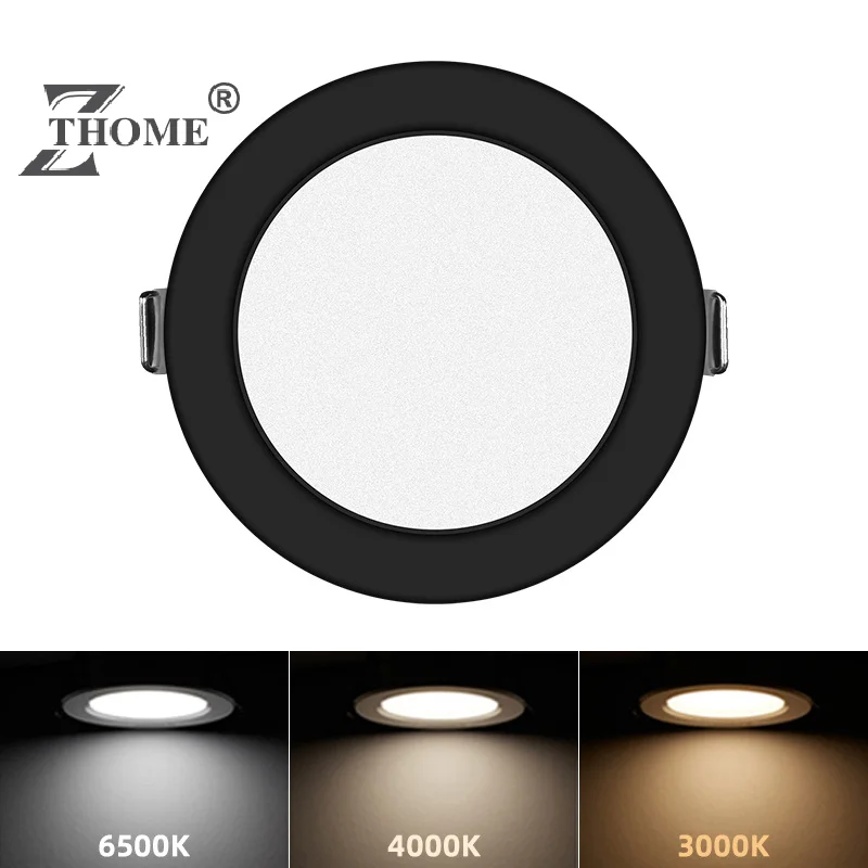 LED Downlight 7W Recessed Round LED Ceiling Lamp AC220V Panel Lights Indoor Lighting Warm/Cold White/Neutral