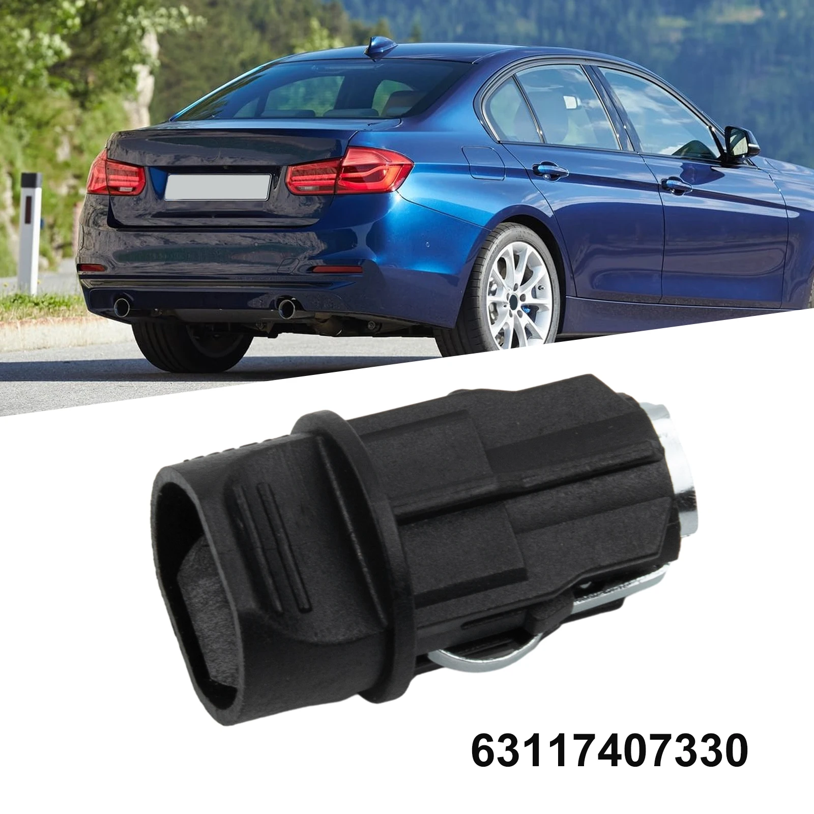 High Quality New Practical Rear Lamp Socket Tail Lamp Socket 1pc 63117407330 Black Electric Components  High Quality