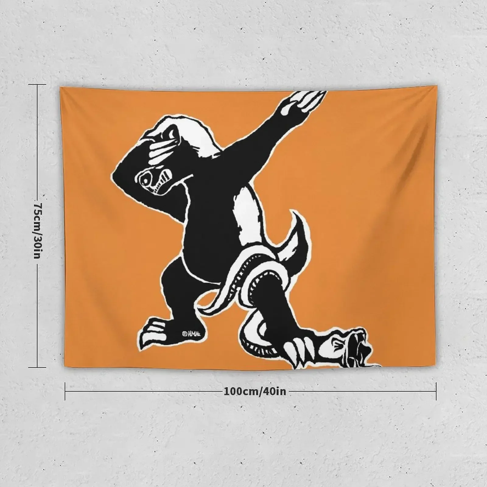 Dabbing Honey badger Tapestry Anime Decor Nordic Home Decor Tapestry