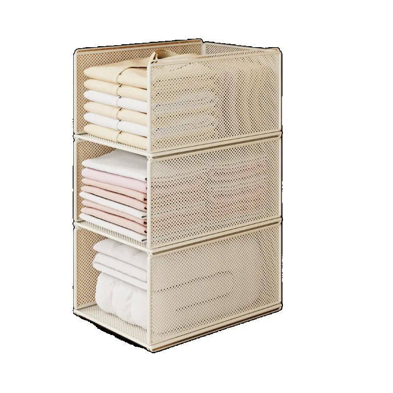 For Wardrobe Layered Baffle Multifunctional Multi-layer Pull-out Wardrobe Finishing Board Cabinet Storage