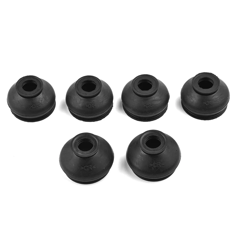 Car Dust Boot Covers Cap Accessories Ball Joint Tie Rod End 6 Pcs/set Decor Gaiters Parts Rubber Hight Quality image 5