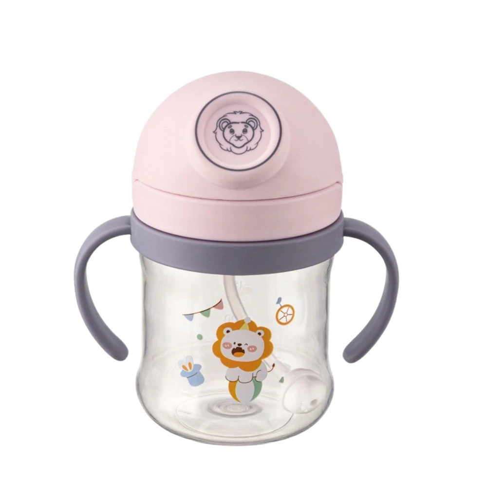 

Reusable Baby Training Cup Cartoon Animals Cute Infants Water Bottle with Gravity Ball Leakproof Baby Sippy Cup Children