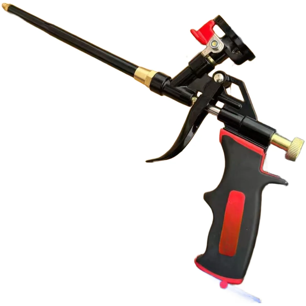 Adjustable Foam Aluminum Alloy Expanding Polyurethane Dispenser Tool With Ergonomic Handle For Easy Clean Sealing Caulking