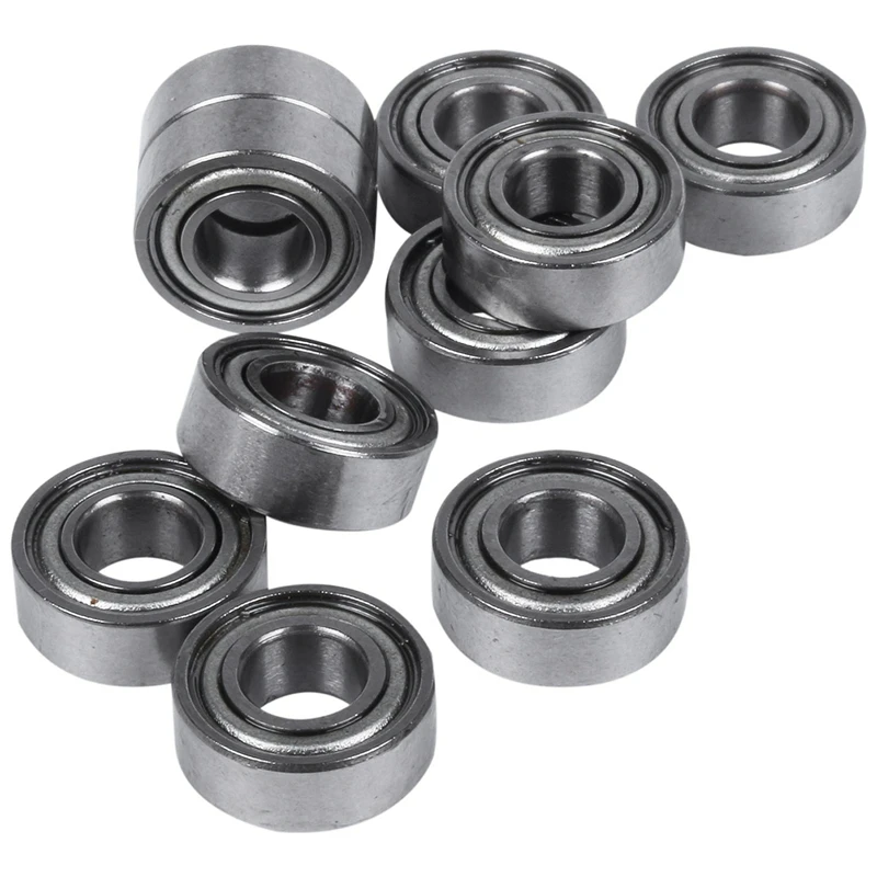 A63K-20Pcs Miniature Sealed Metal Shielded Metric Radial Ball Bearing MR105 ZZ - 10Pcs 5X10X4MM & 10Pcs 5X11X 4MM