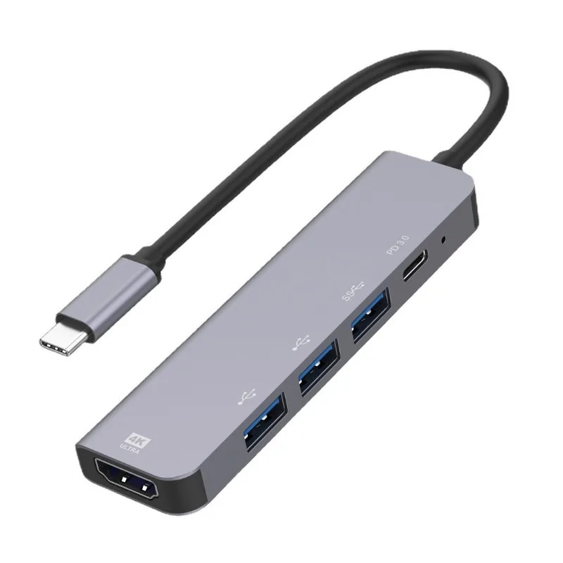

TYPE-C Hub Docking Station HUB PD Fast Charge 5-in-1 Hub 4K USB Docking Station