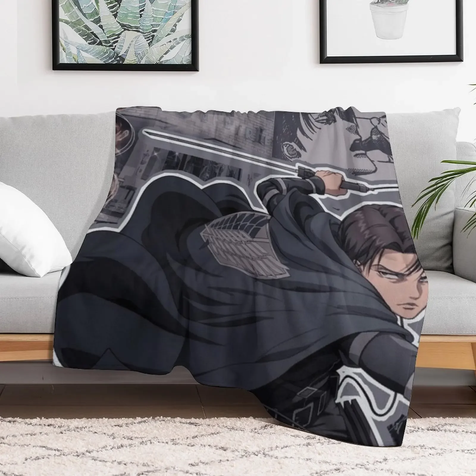 The Midget Aesthetic Throw Blanket sofa bed wednesday manga Blankets