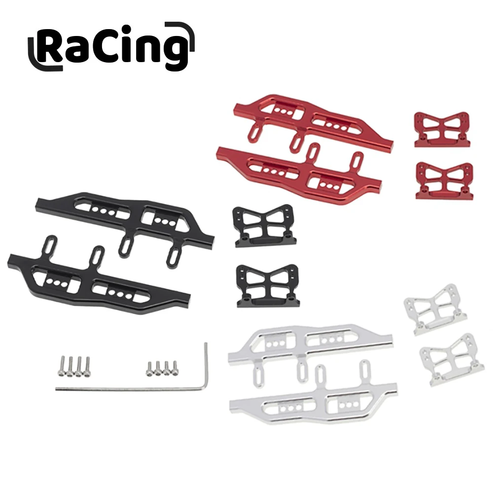 

1:24 Aluminum Alloy Scale Model Car Parts Metal Side Pedals Frame Pedal 1 Set For Axial SCX24 90081 1/24 RC Car Upgrade Parts