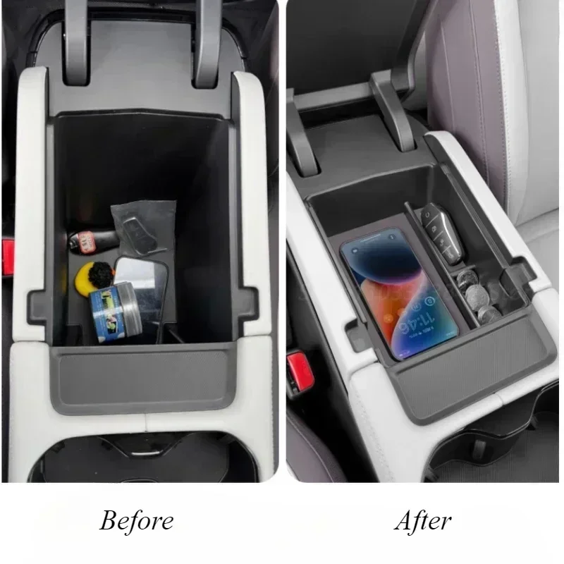 For BYD Seal U Sealion 6 Song Plus DMi/EV 2023-2025 LHD Car Central Control Armrest Storage Box Sorting Decorative Storage Box