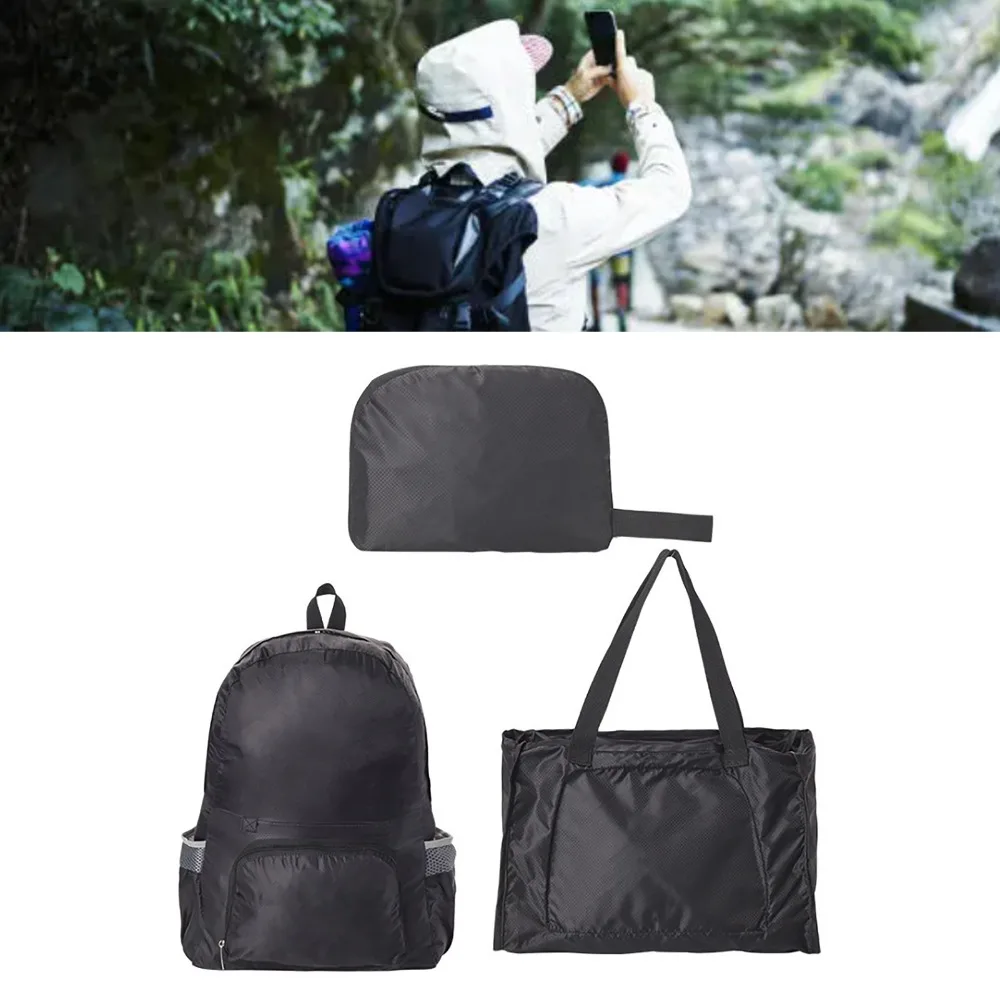 Polyester Packable Backpack Waterproof Compact Travel Backpack Ultra Lightweight Multifunctional Foldable Backpack Hiking
