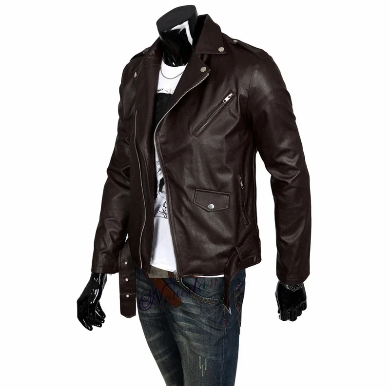 The Walking Dead Negan black white PU leather jacket coat women men Halloween Cosplay Costume Party winter spring autumn coat