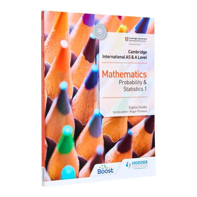 

Кембриджский международный уровень AS, математика, вероятность, статистика 1, образование Hodder, образование Hodder, 9781510421752, книга