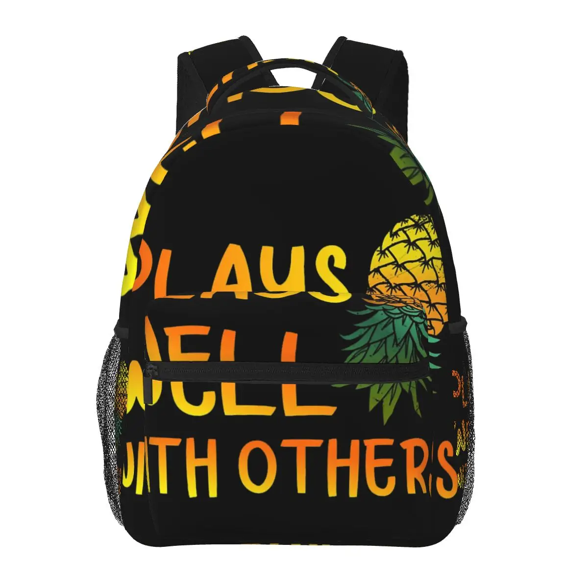 

Plays Well With Others Pineapple Casual Backpack Unisex Students Leisure Travel Computer Backpack