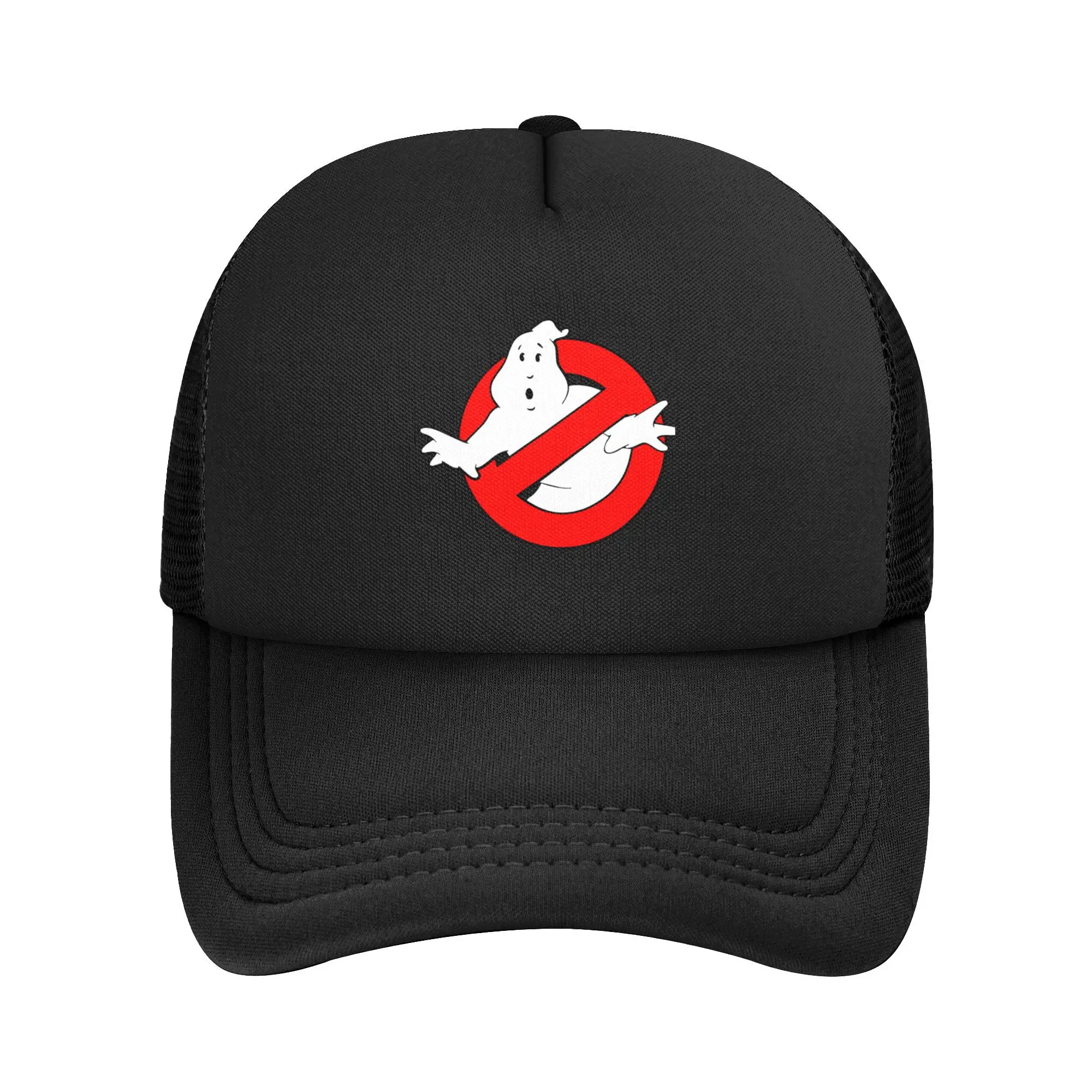 Ghost Busters Trucker Hats Adult Movie Mesh Baseball Caps Polyester Adjustable Golf Hats