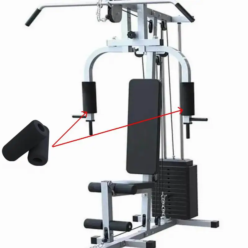 Fitness geräte aus Metallrohr schaum, Kraft trainings gerät, Bauch gesundheits gerät, Gewichtheber gerät, Schwamm abdeckung