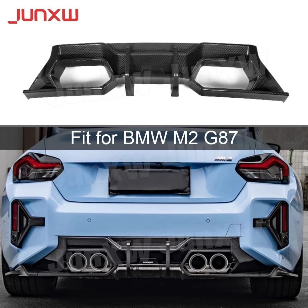 

Dry Carbon Fiber Rear Bumper Lip Diffuser Spoiler Kits for BMW M2 G87 2023+ S Style FRP Rear Diffuser Lip Chin Car Accessories