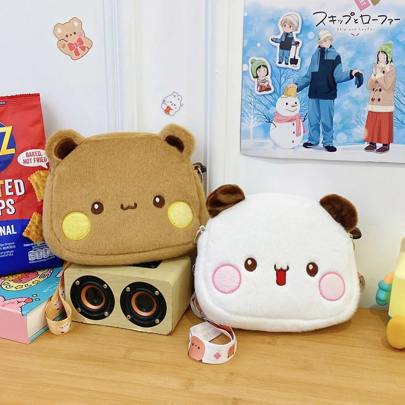 กระเป๋าเป้ตุ๊กตา Bubu Dudu น่ารัก กระเป๋าสะพายข้างลายหมีแพนด้า Yier กระเป๋าใส่เหรียญ กระเป๋าสะพายไหล่ ของขวัญสำหรับแฟนสาว