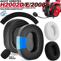 Earphone pads For Havit H2002D/E H2008D VOROTEX replacement Earpads headphones Earmuffs Mesh cloth Memory Covers Sponge  Protein
