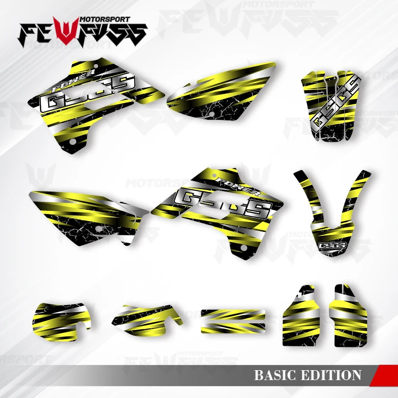 

Fewfuss Graphics Decals Stickers Motorcycle Background Custom For 2002 2003 2004 2005 2006 EC